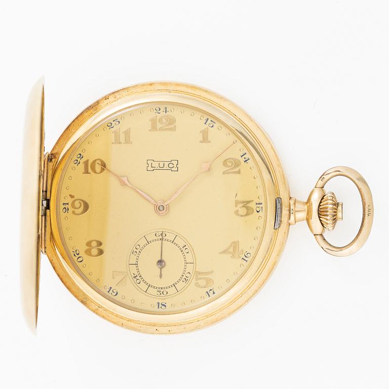 L.U.C, “Chopard”, pocket watch, hunter case, 52 mm.