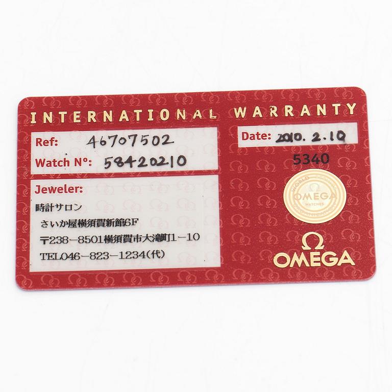 Omega, De Ville Prestige, rannekello, 22 mm.