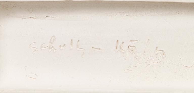 Karl Heinz Schultz-Köln, relief, stengods, signerad Schultz-Köln, numrerad 217/61.