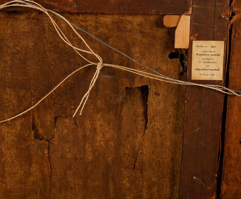 OKÄND KONSTNÄR, olja på duk, 1800-tal.