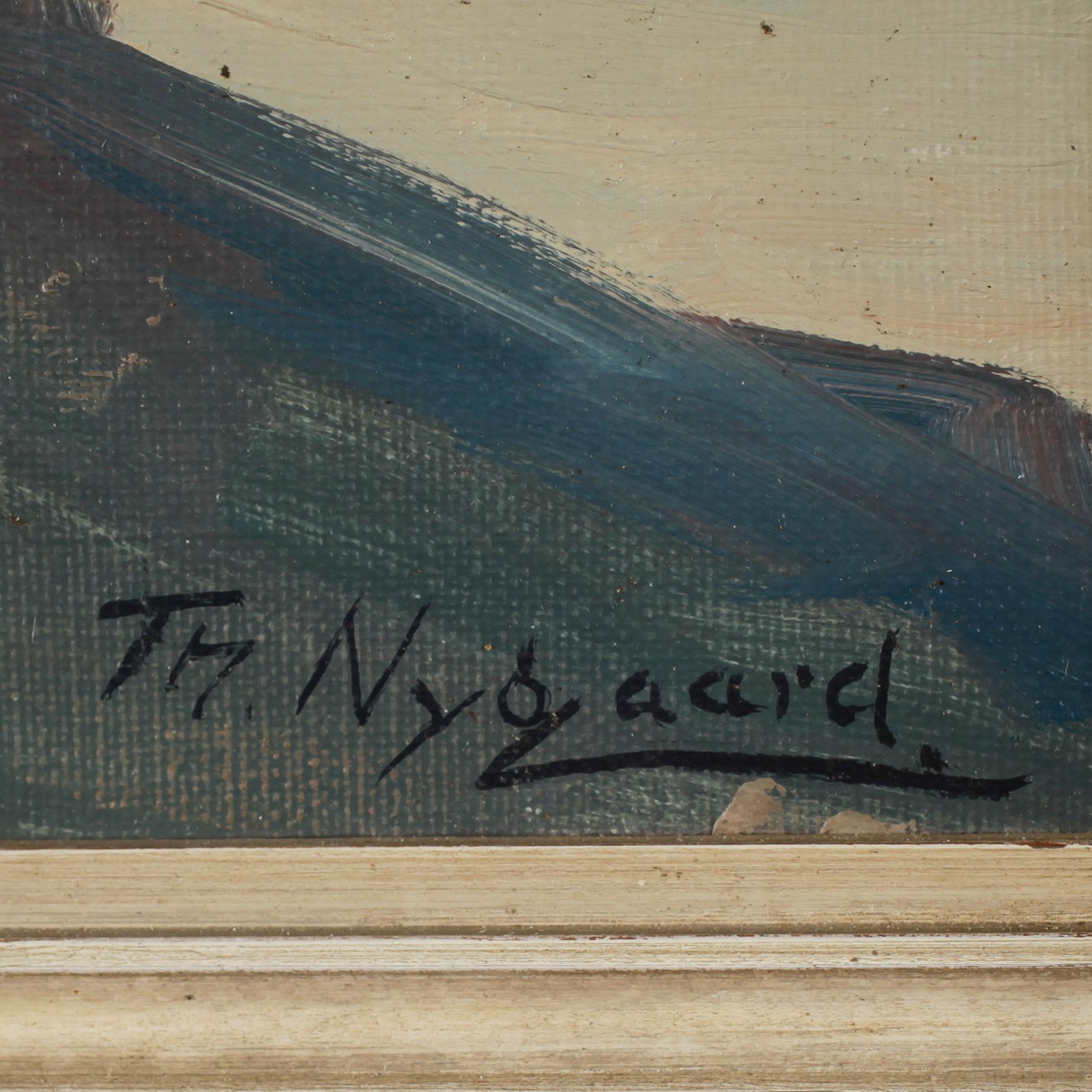 THORVALD NYGAARD, olja på duk, signerad.