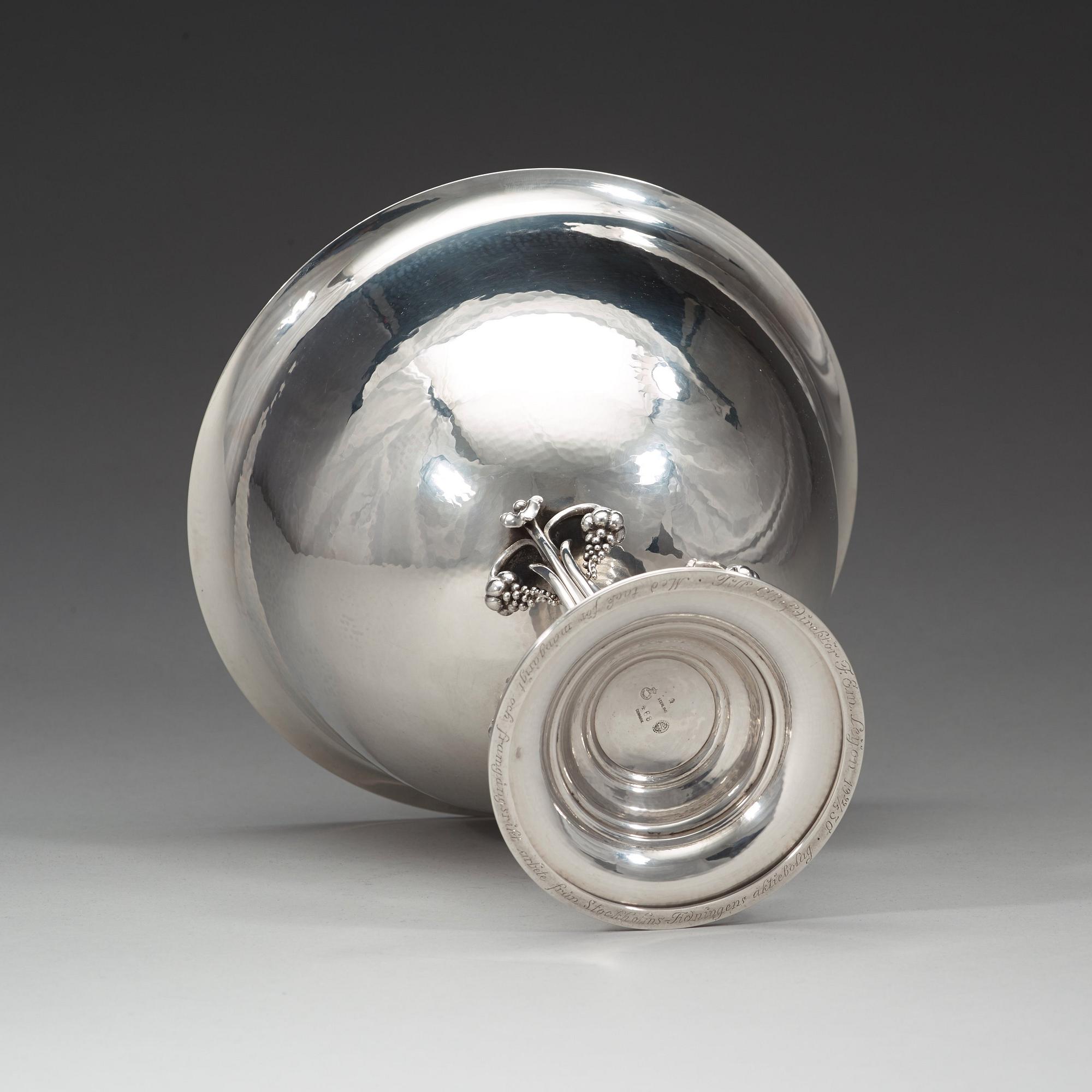 Gundorph Albertus, skål, Georg Jensen, Köpenhamn 1925-32, sterling,