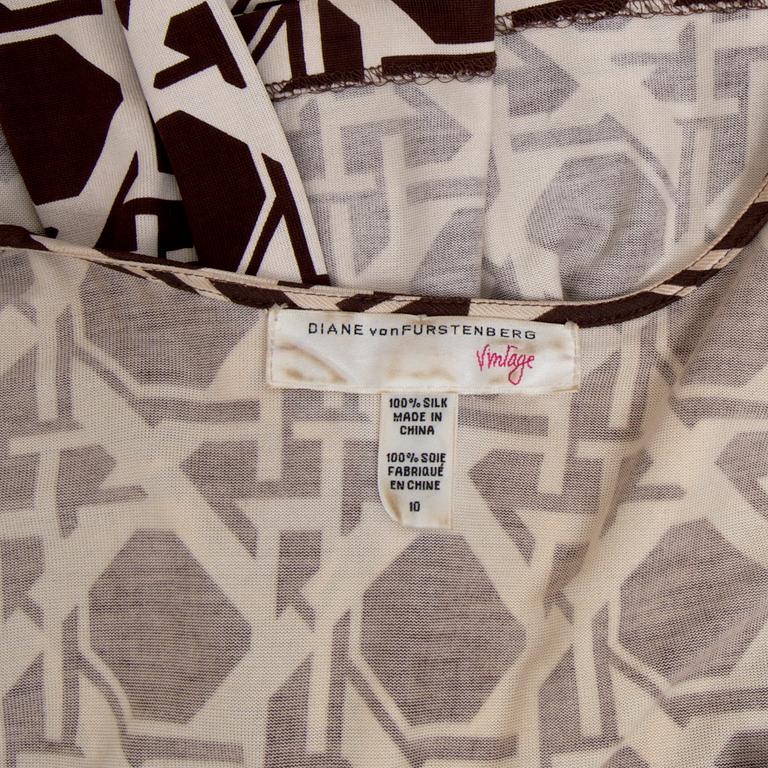 KLÄNNING, Diane von Furstenberg, storlek 10.