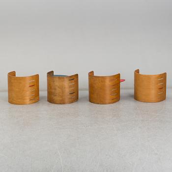 KRISTIAN VEDEL, barnstolar, 4 stycken, Torben Örskov & Co, formgivna 1951.