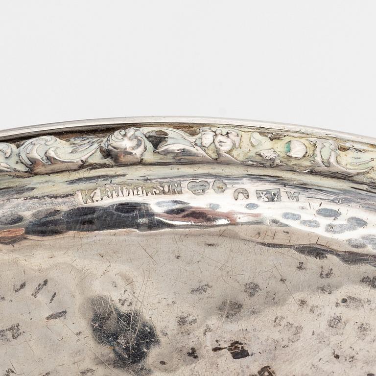 Karl Andersson, a silver hand mirror, Stockholm, Sweden 1924.