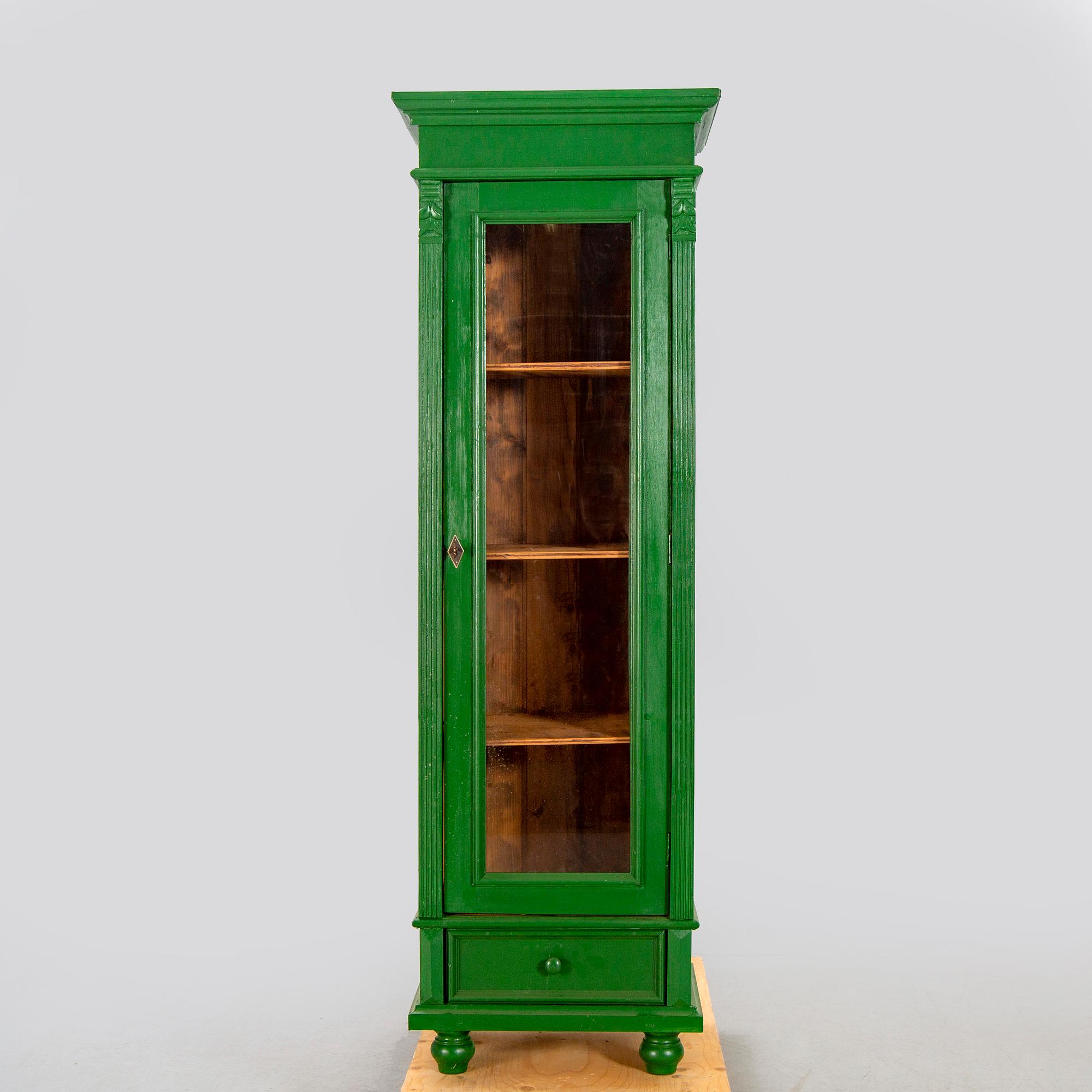 A 20th century display cabinet.