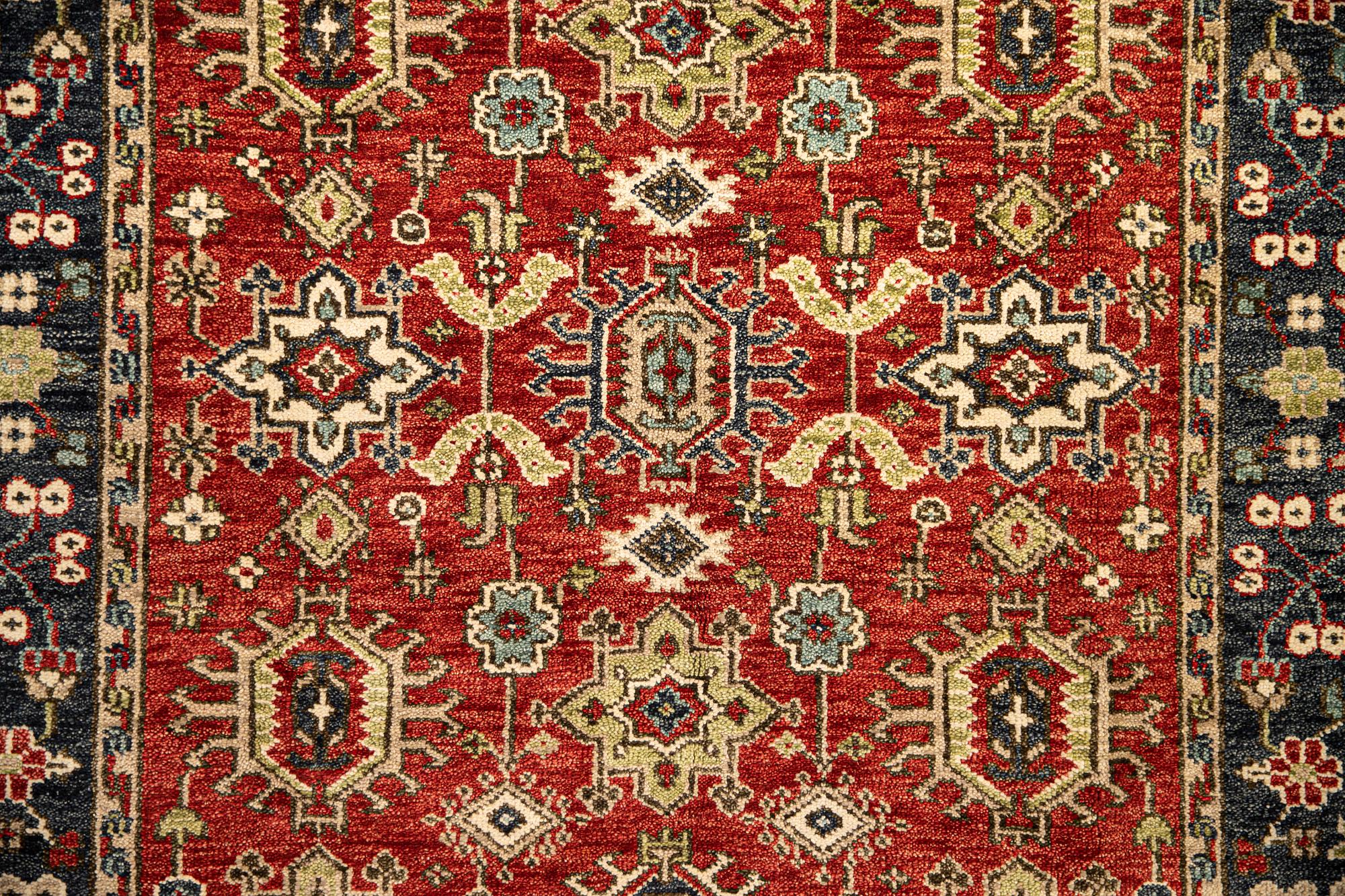 A carpet, Mamluk design, ca 311 x 253 cm.