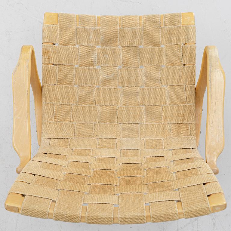 Bruno Mathsson, Armchair, "Eva", Firma Karl Mathsson, Värnamo, Sweden 1972.