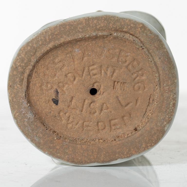 Lisa Larson, figurines/candle holders, 4 pcs, "Advent", stoneware, Gustavsberg.