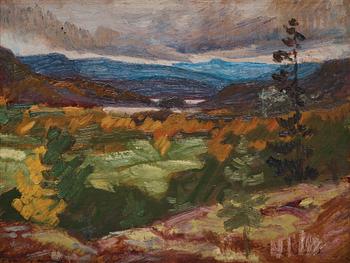 466. Helmer Osslund, Autumn landscape.