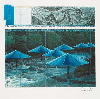 Christo & Jeanne-Claude, "The umbrellas (Joint project for Japan and USA)".