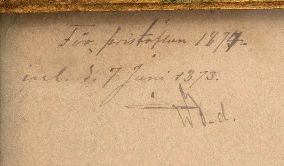 Ernst Josephson, Sketch for the Prize Subject Moses Found in the Bulrushes, 1873.