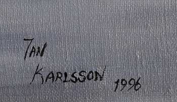 JAN KARLSSON, olja på duk, signerad och daterad 1996.