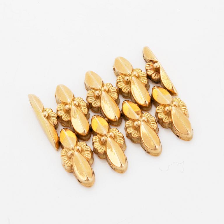 18K gold bracelet, Vicenza, Italy.