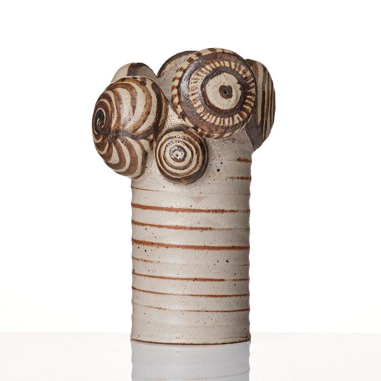 Lisa Larson, a unique stoneware vase, Gustavsberg Studio, probably 1960s.