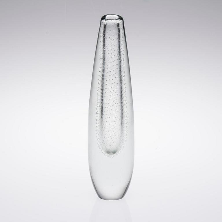 VAS, glas, signerad Gunnel Nyman Nuutajärvi Notsjö -56.