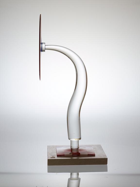 An Ann Wolff glass sculpture, Sweden, 1980's.