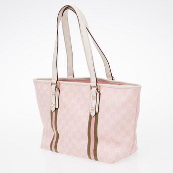 A Small Guccissima Canvas Tote Bag.