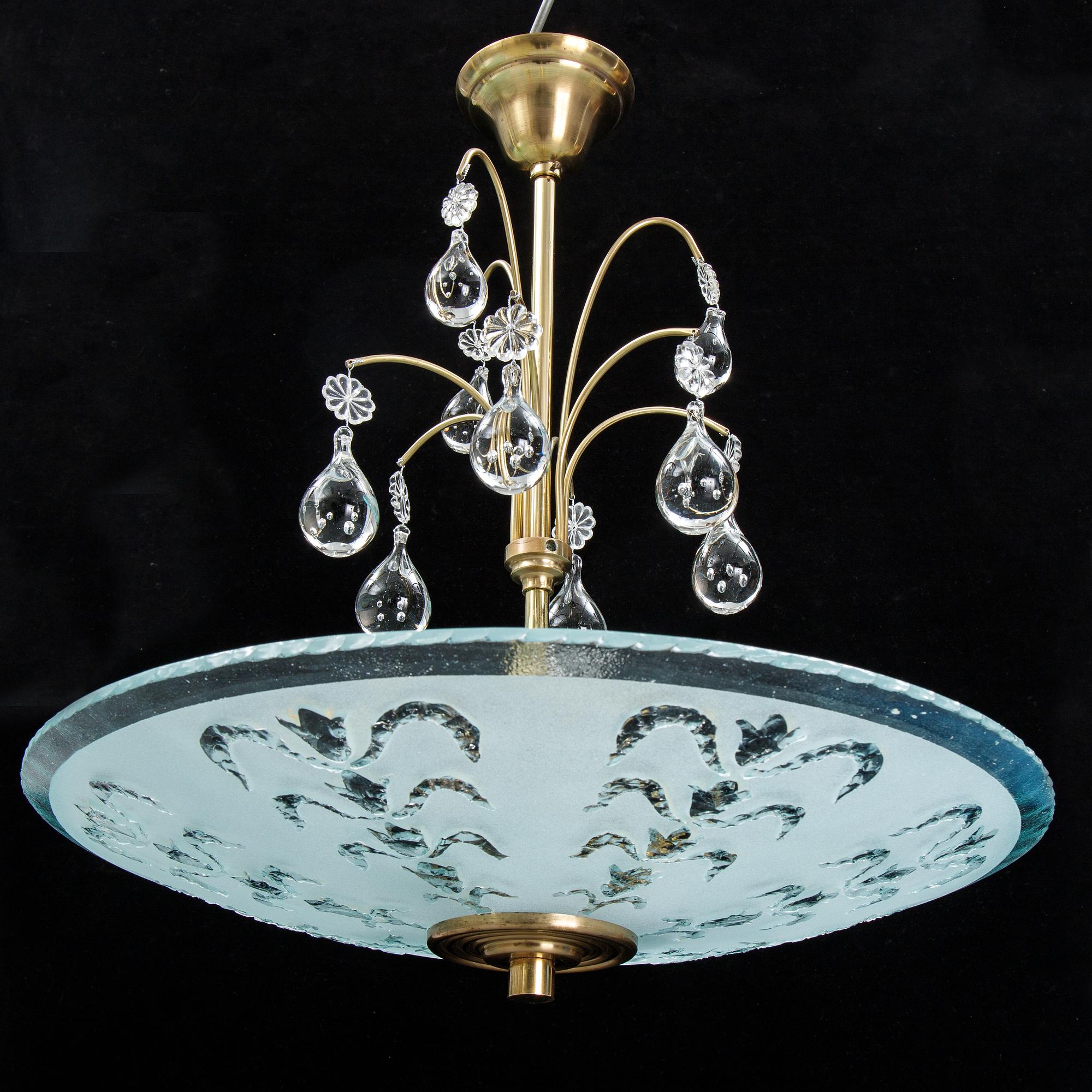 Taklampa, Swedish Modern, 1940-tal.