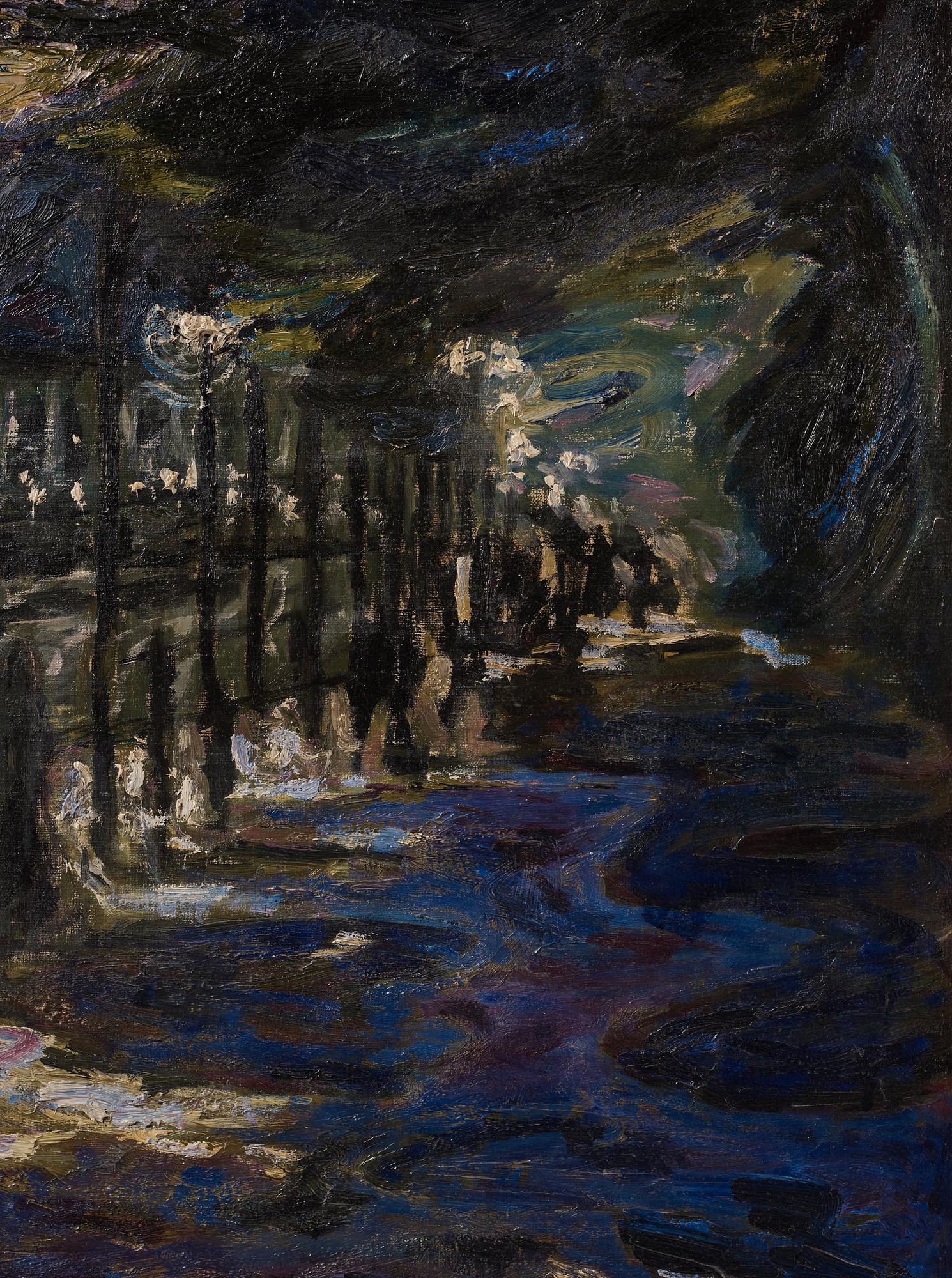 Evert Lundquist, "Vid Hasselbacken - Nattstyke från Djurgården".