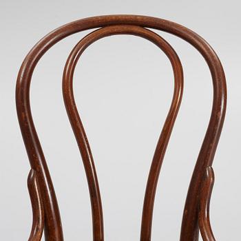 Four café chairs, Thonet, early 20th century.