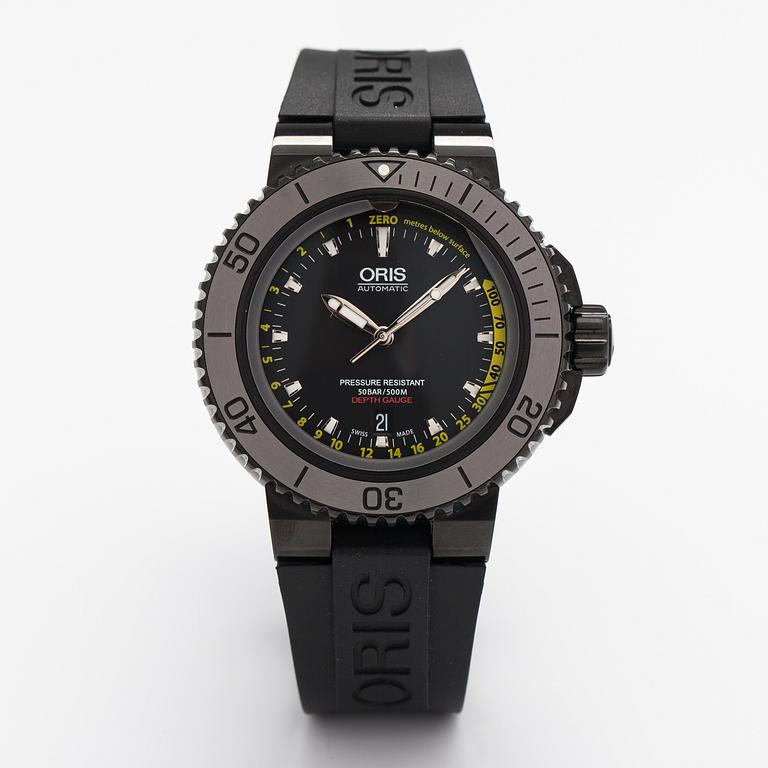 ORIS, Aquis Depth Gauge, wristwatch, 46 mm.