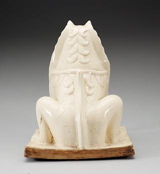 FIGURIN, keramik. Qing dynastin, troligen  Kangxi (1662-1722).