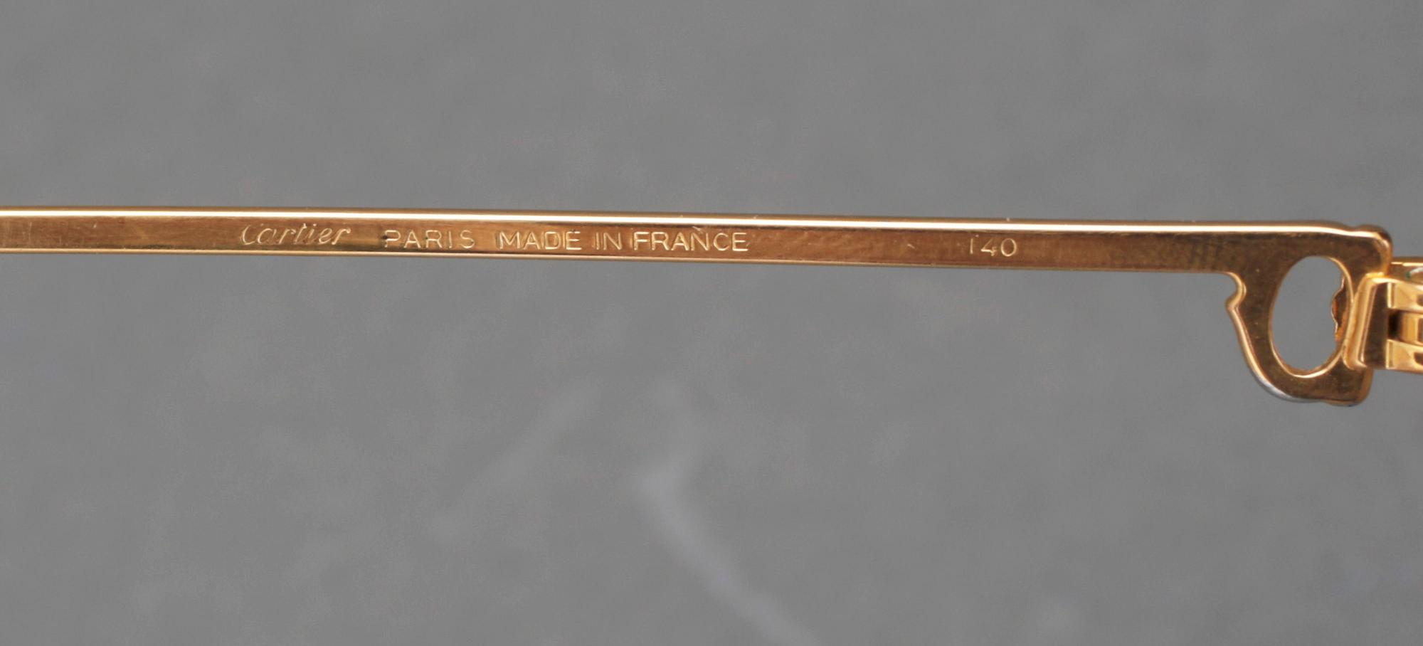 GLASÖGONBÅGAR, Cartier.
