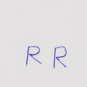 ROGER RISBERG, ballpoint pen on paper, signed RR.