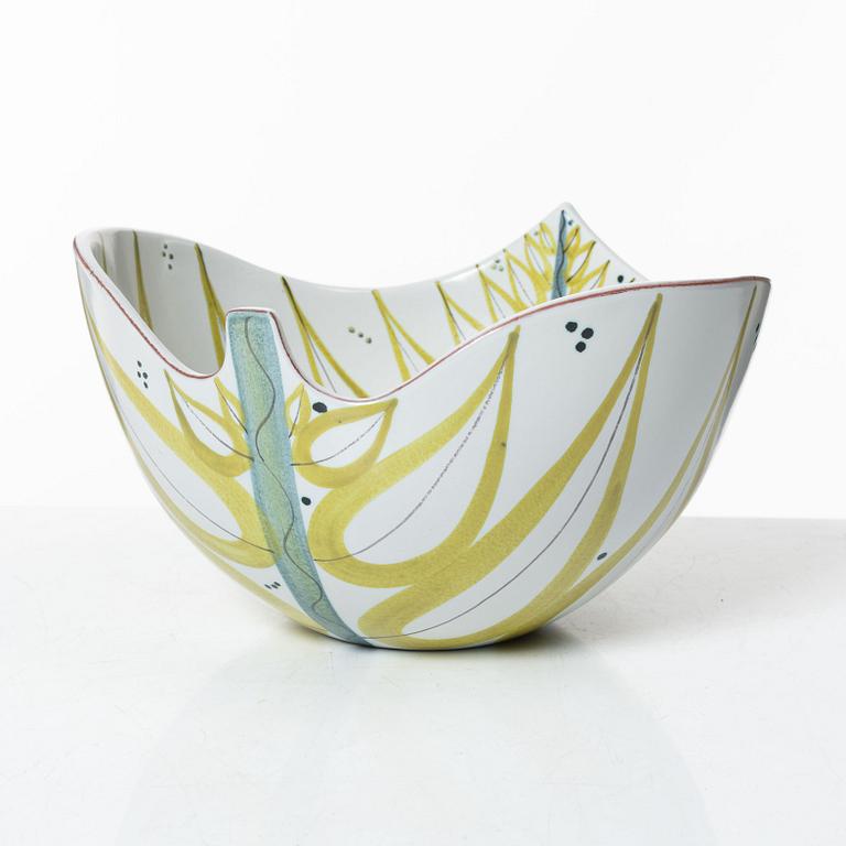Stig Lindberg, a faience bowl, Gustavsbergs studio.