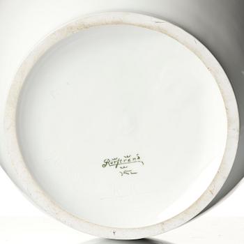 Karl Lindström, & Ruben Rising, a porcelain vase, Rörstrand, Sweden 1900-1910.