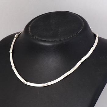 NECKLACES, 4 pcs, silver. Lapponia 1978-91.