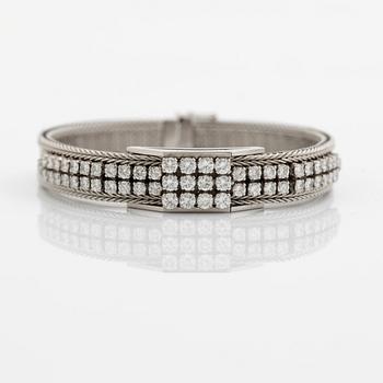 Aftonklocka/smyckeur, Blancpain,  18K vitguld med briljantslipade diamanter.