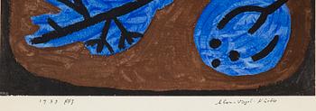PAUL KLEE, after, pochoir, published by Galerie Berggruen.