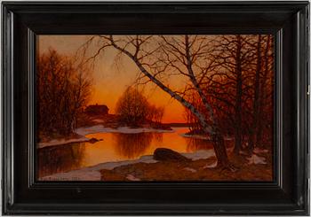 EDVARD ROSENBERG, oil on canvas, signed and dated 1923.