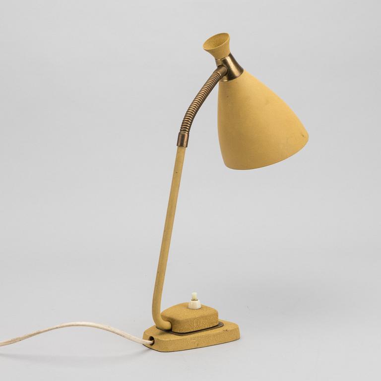 A TABLE LAMP, Solbergs fabrikker, Norway, mid 20th century.