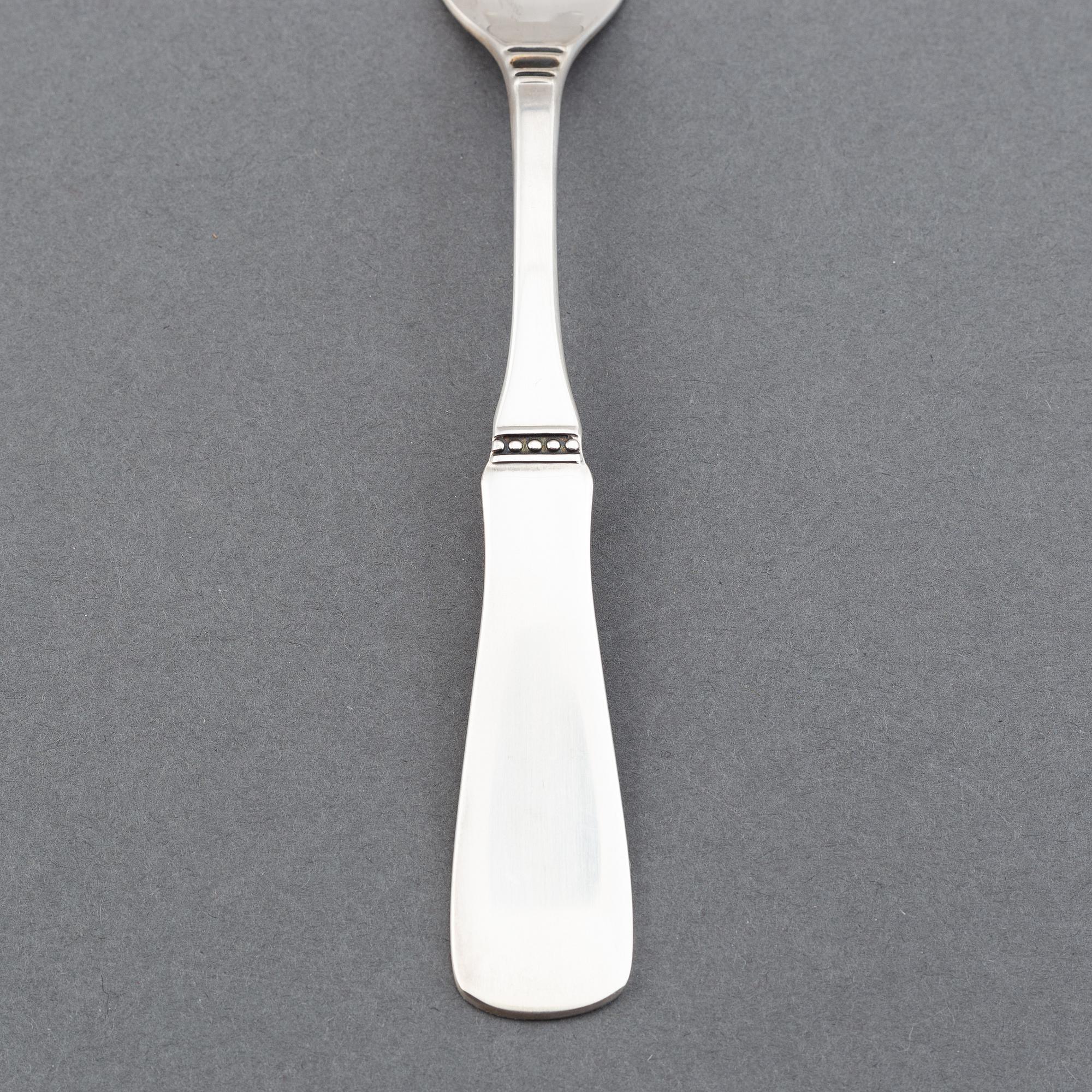 Erik Löfman, bestick, 36 delar, silver, "Uppsala", 1900-talets slut.