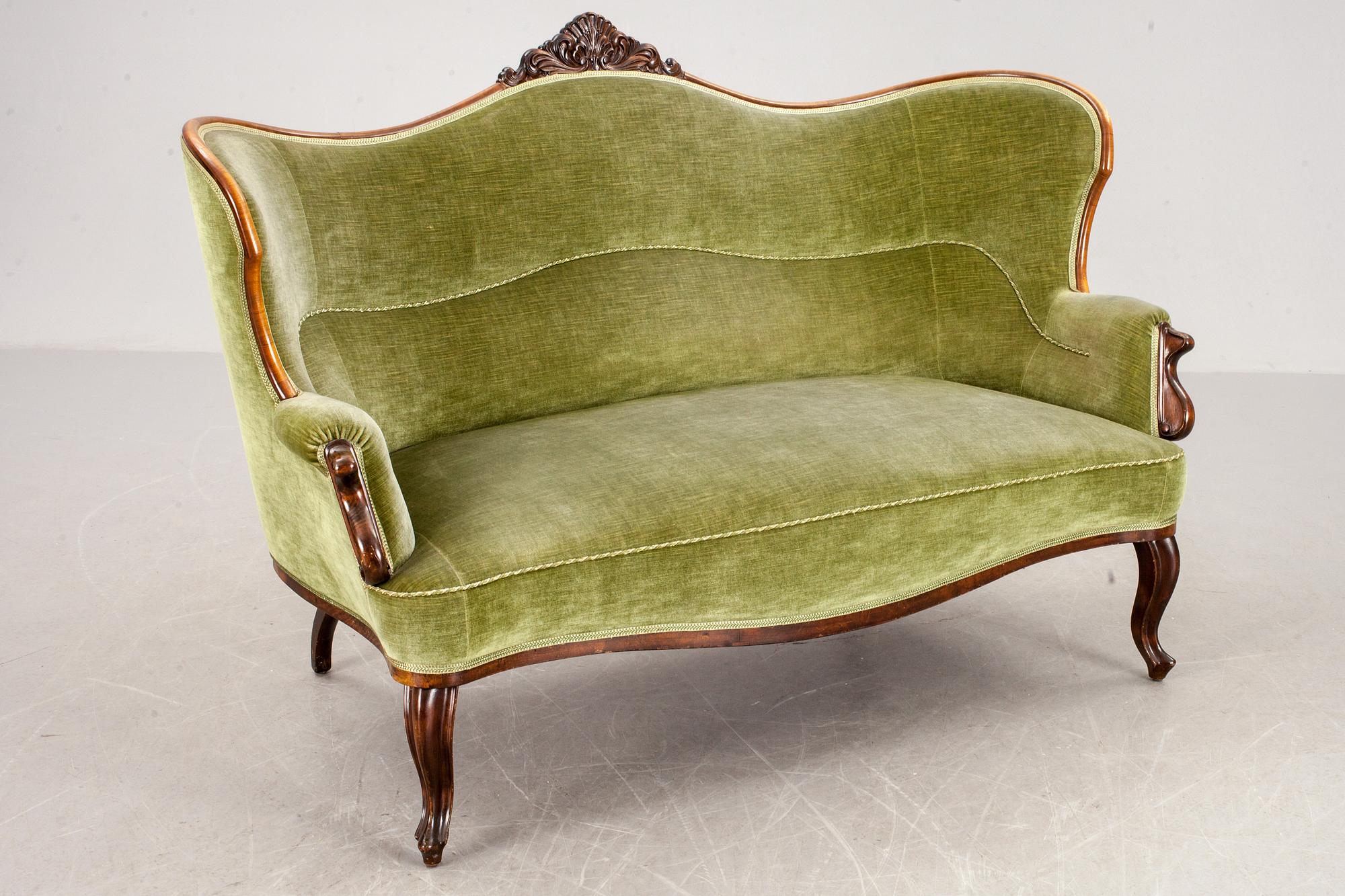 SOFFA, nyrokoko, 1800-talets andra hälft.