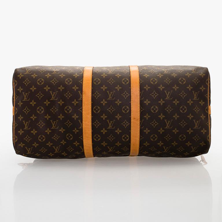 Louis Vuitton, viikonloppulaukku, "Keepall 55 Bandoulière".