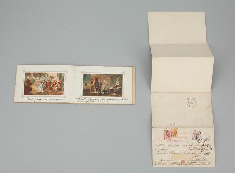 VYKORT samt BILDERBOK, sekelskiftet 1800/1900.