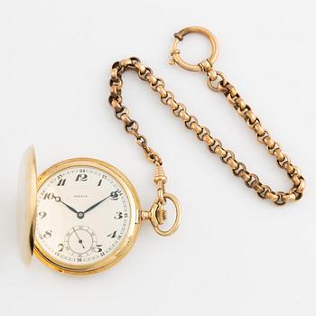 Mildia, 14K gold, pocket watch, 50,5 mm.