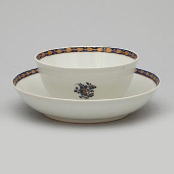 SERVISDELAR, 7 delar, porslin, Kina, 1800-tal.
