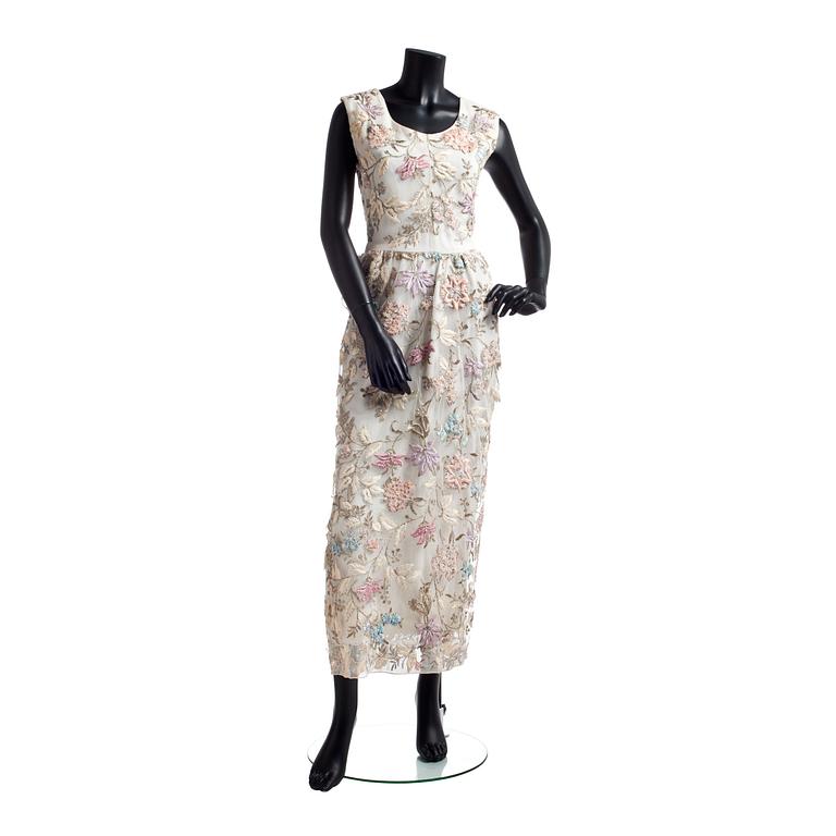 EVENINGDRESS, ateljé made, 1960s.