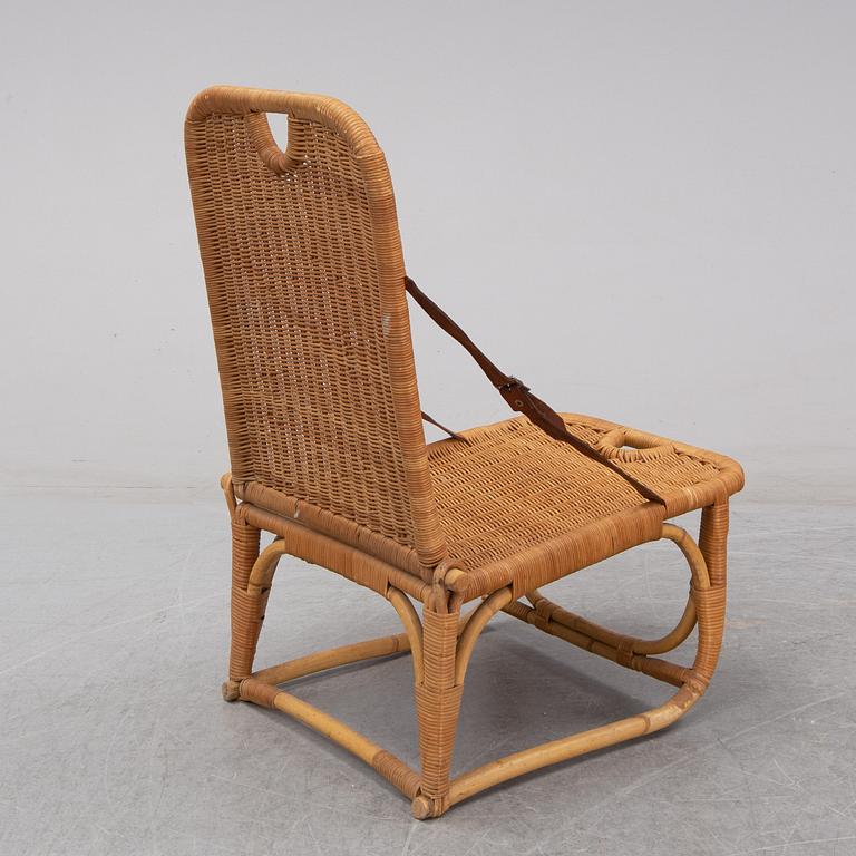 Robert Wengler, "Folding/Picnic chair", Wengler, Copenhagen, 1960's.