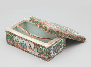 PARTI KANTON, porslin, Kina, 1800 resp 1900-tal.