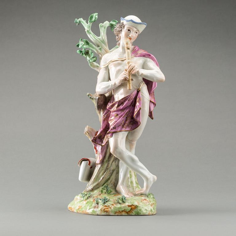 FIGURIN, porslin, 1800-tal. Meissen.