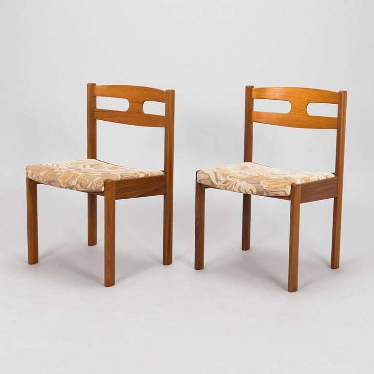 Esko Pajamies, a set of four 1970s 'Palermo' chairs for Asko, Finland.