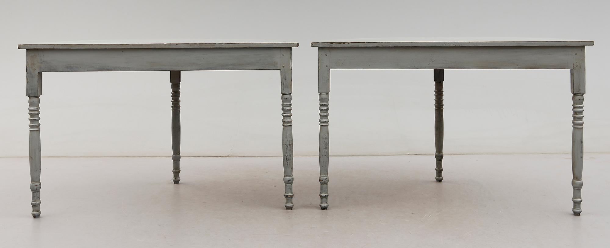 VÄGGBORD, 1 par, 1800-talets andra hälft.