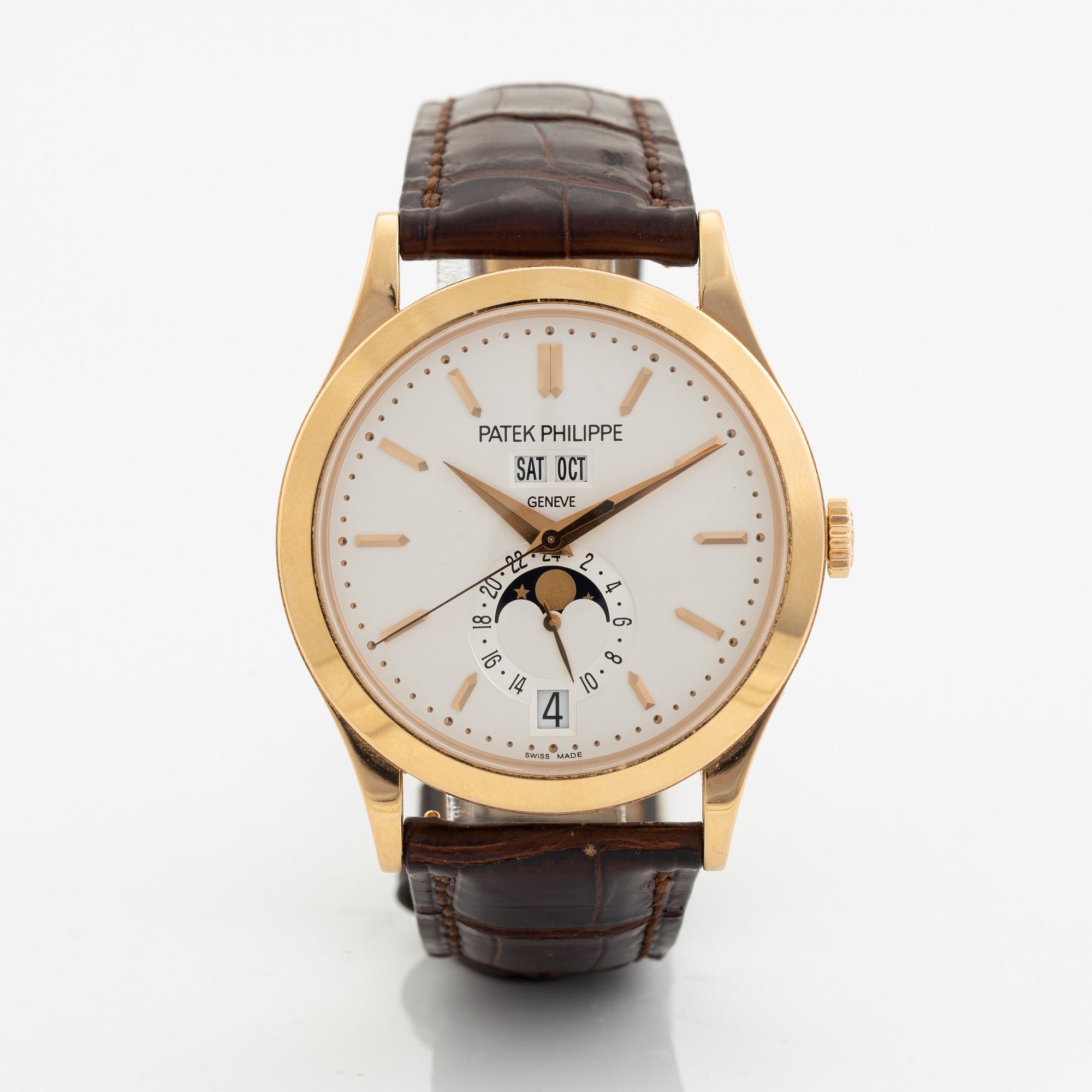 Patek Philippe, Annual Calendar, wristwatch, 38,5 mm.