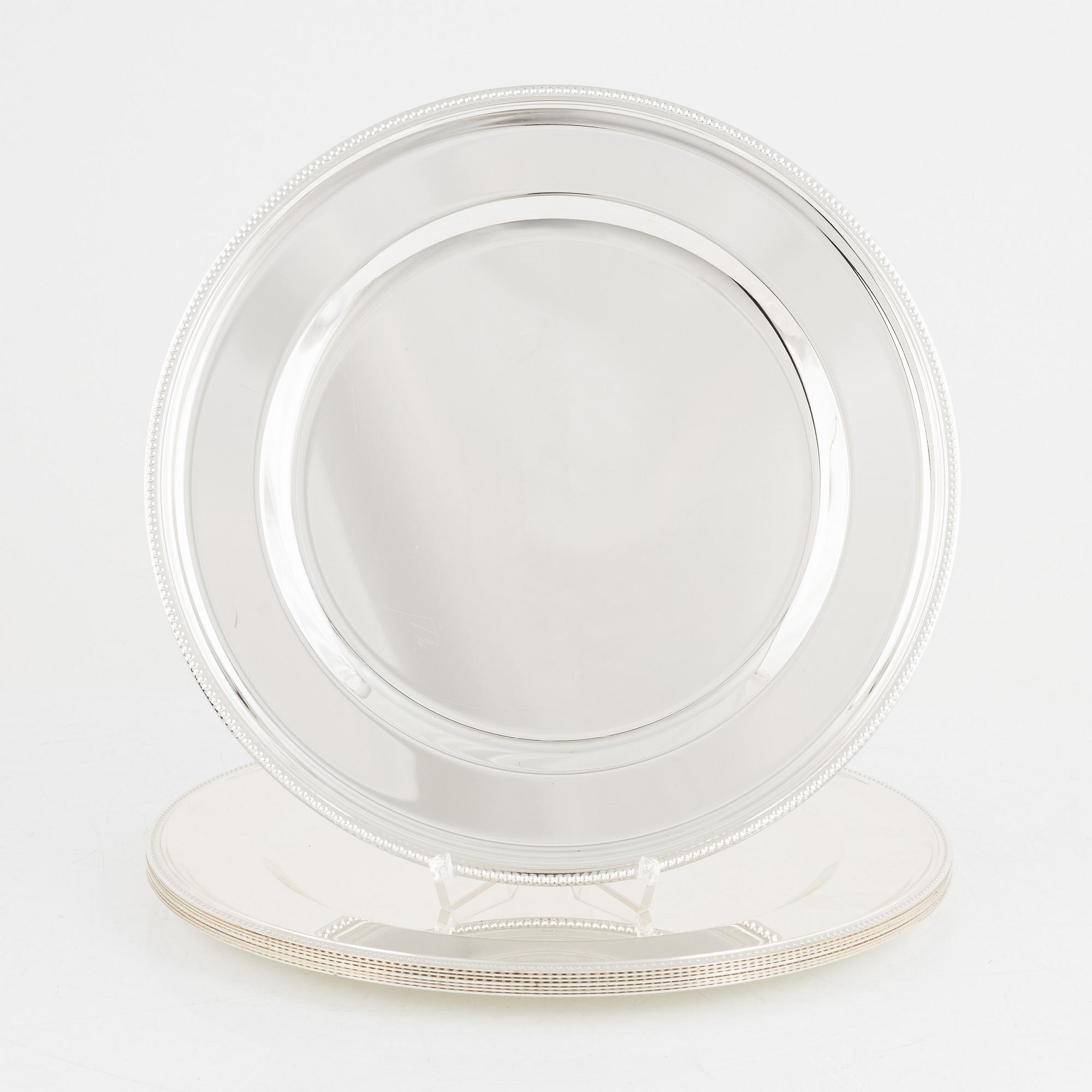 A set of eight plates, Reichhart, Germany, second half of the 20th Century.